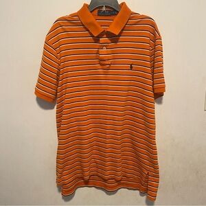Polo Ralph Lauren Men’s Polo Shirt Size Large Preppy Office Striped Golf